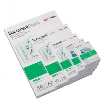 FUNDAS DE PLASTIFICAR DINA3 303X426MM 125M MATE CAJA 100UDS GBC 3747235