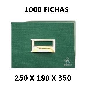 FICHERO FICHAS Nº5 160X220MM 1000 FICHAS MARIOLA