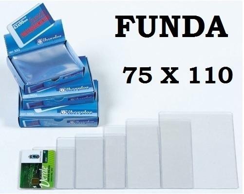 FUNDA PORTACARNETS 75X110 PVC IBERPLAS
