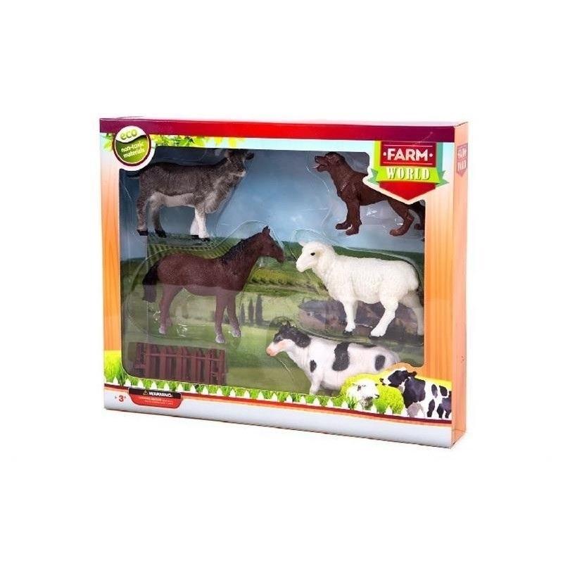 JUGUETE ANIMALES DE GRANJA EN CAJA  39-962