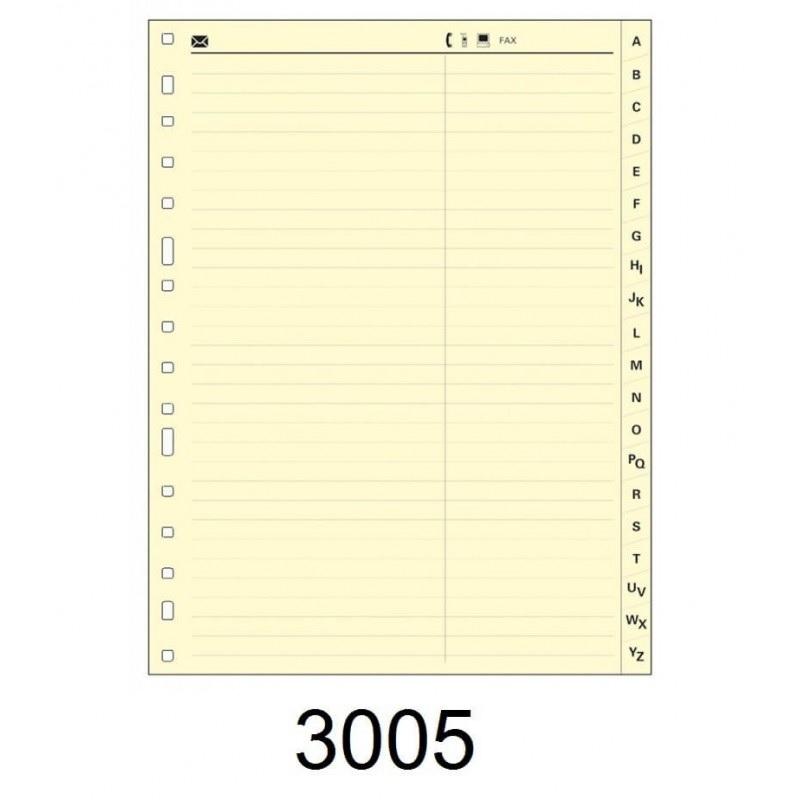 AGENDA INDICE ALFAB  CARTULINA 3005