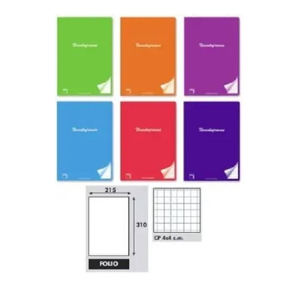 LIBRETA GRAP FOLIO 4X4 TBB 48H 90GR PACSA