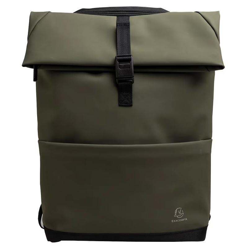 MOCHILA EXACTIVE YOUNG 2 COMPARTIMENTOS VERDE KAKI