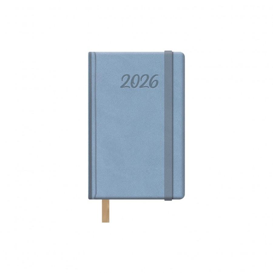AGENDA DOHE SAMBA SEMANA VISTA 8,5X13 CM AZUL CLARO
