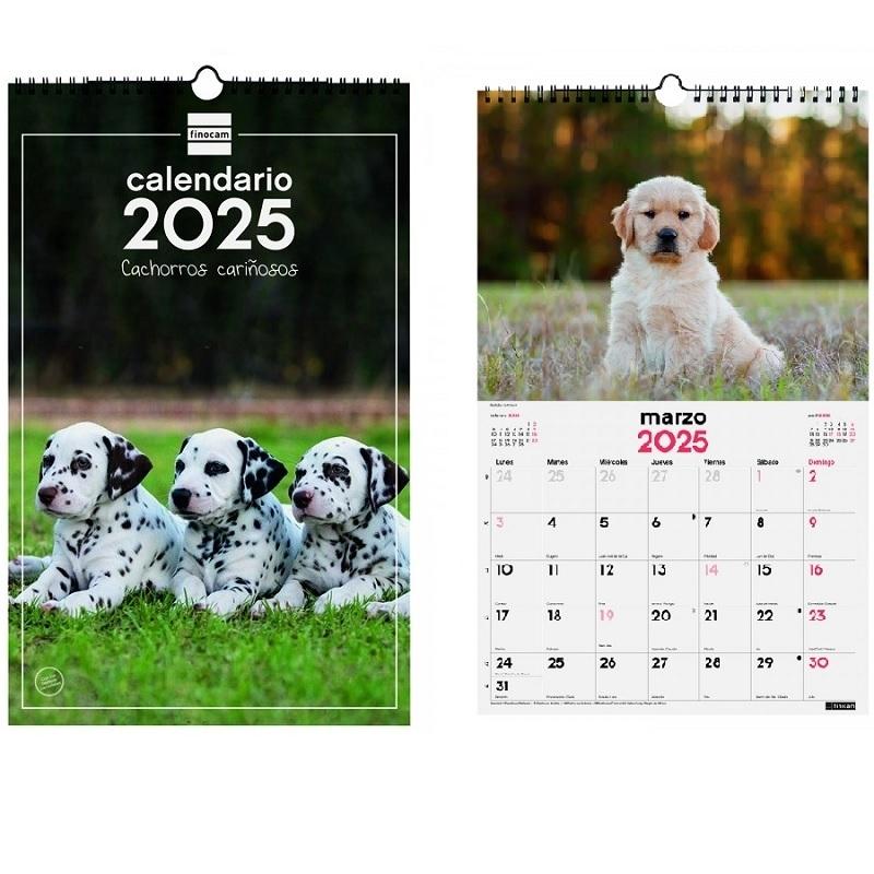 CALENDARIO PARED ESP25X40 2025 GATITOS