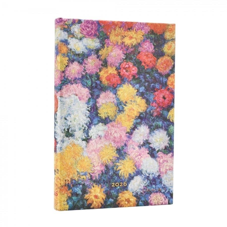 AGENDA PAPERBLANKS MINI CRISANTEMOS MONET SV 95X140