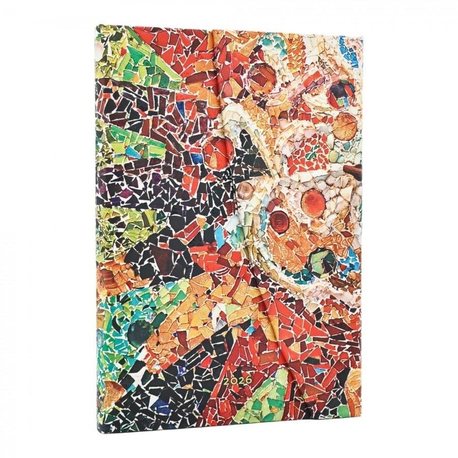 AGENDA PAPERBLANKS MIDI  MOSAICOS DE GAUDI S/V 130X180MM