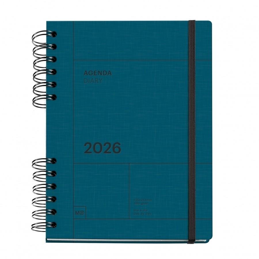 AGENDA PLUS WIRE-O DIA PAGINA MARINO BASICS 2026 MIQUEL RIUS