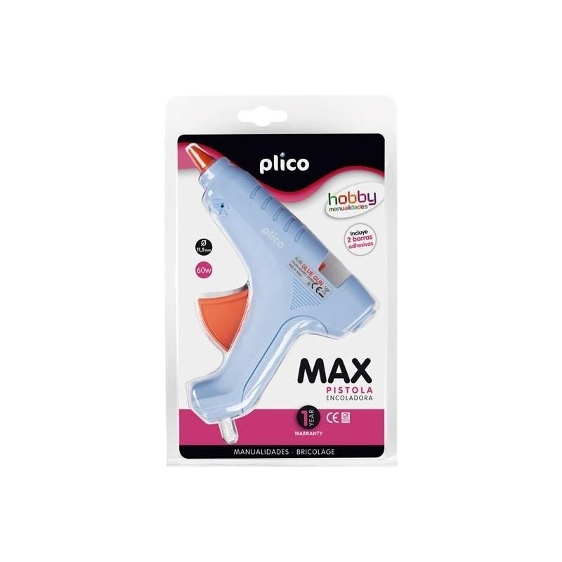 PISTOLA DE SILICONA TERMOFUSIBLE PLICO MAX 60W