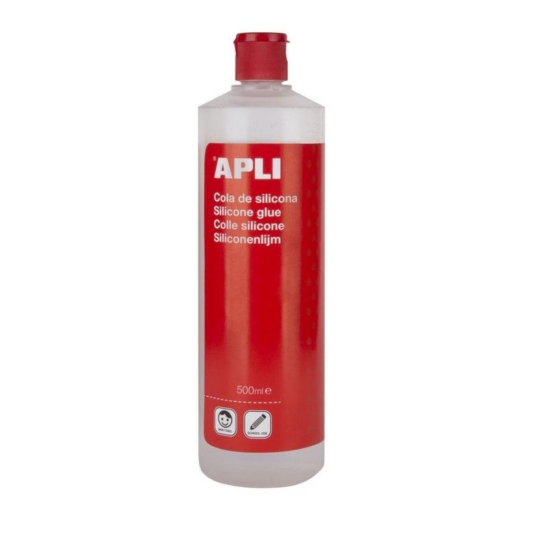 COLA DE SILICONA LIQUIDA GOMA EVA  APLI 500ML