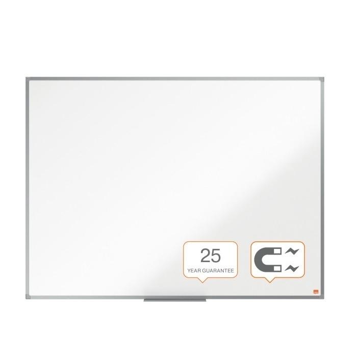 PIZARRA BLANCA MAGNETICA NOBO ESSENCE ACERO VITRIFICADO 120X90CM