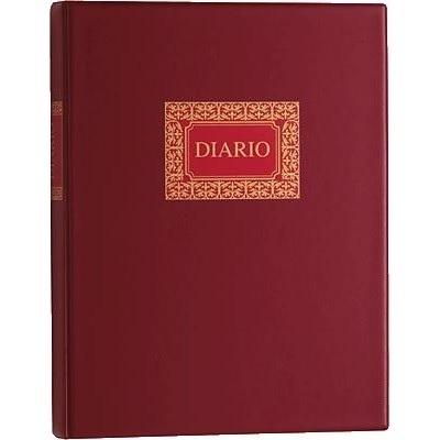 AGENDA LIBRO DIARIO 100H FOLIADAS ROJO