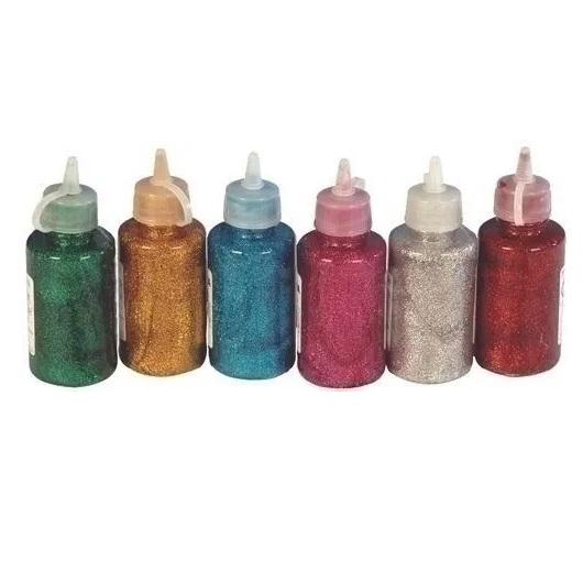 PEGAMENTO GLITTER PURPURINA ROJO BOTE DE 60GR NIEFENVER