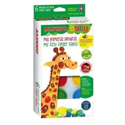 PINTURA DE DEDOS ALPINO BABY SET DD002016