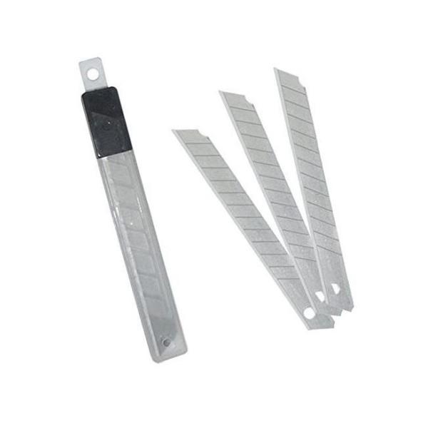 CUCHILLA RECAMBIO CORTE CUTTER 9MM 10 CUCHILLAS BULK