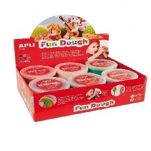 GOMA EVA LIQUIDA FUN DOUGH 40GR APLI COLORES: MA, RS, VERDE OSCURO, NA, GR, VI.  (  13451  )