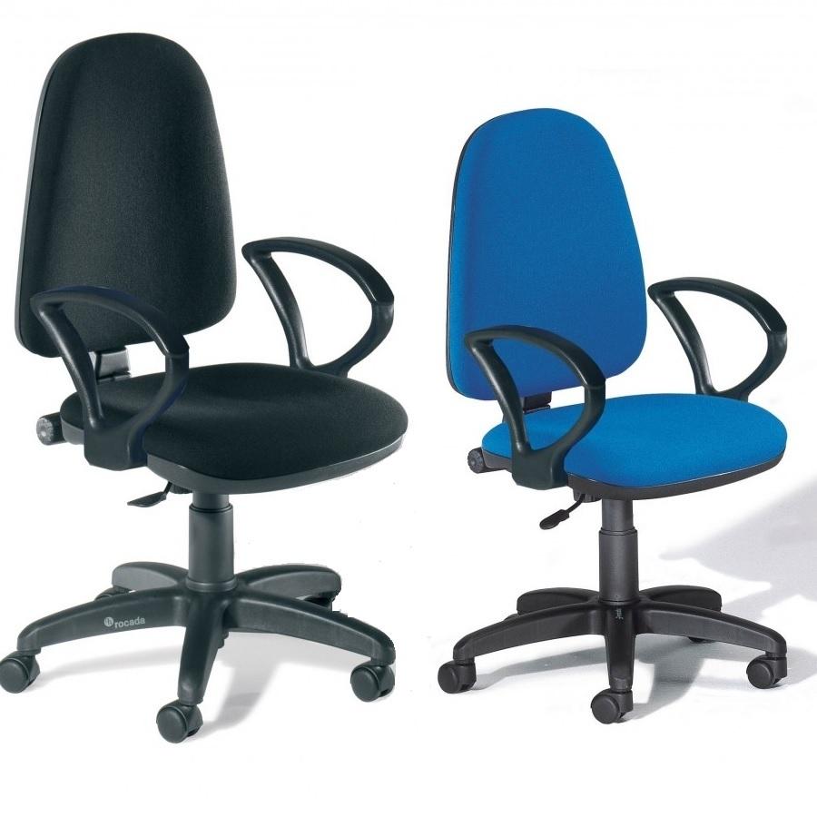 SILLA ROSILLA ROCADA TELA IGNIFUGA RD-930/4 CON BRAZOS RD-956