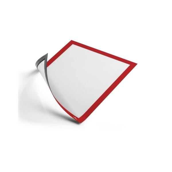 MARCO DURABLE MAGNETICO DURAFRAME DINA4 ROJO BOLSA DE 5