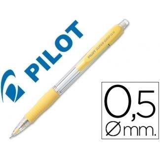 PORTAMINAS 0,5MM PILOT SUPER GRIP H-185SL AMARILLO