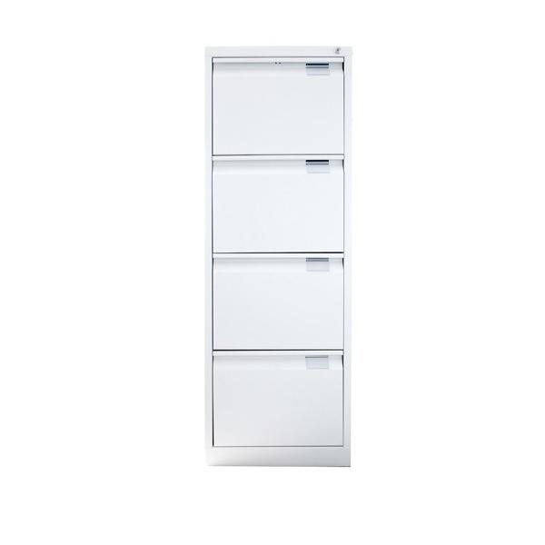 ARCHIVADOR METALICO GRAPSA 4 CAJONES GRIS LUMINOSO RAL 7035
