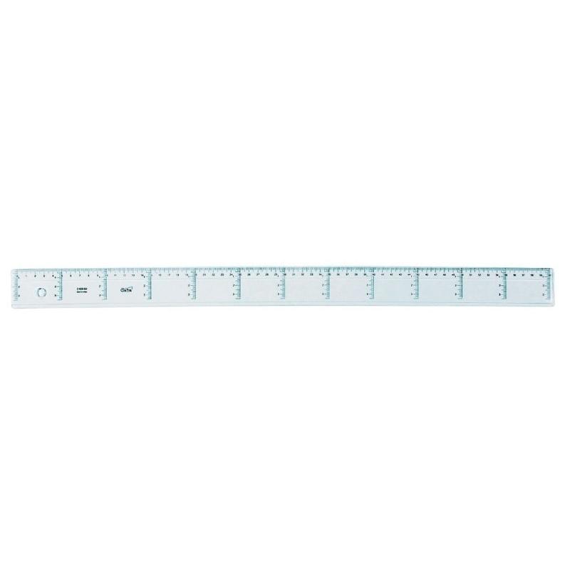 REGLA 60CM CRISTAL SAFTA