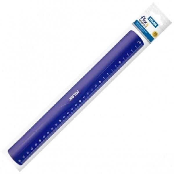 REGLA FLEXIBLE 30CM MILAN FLEX&RESISTANT AZUL