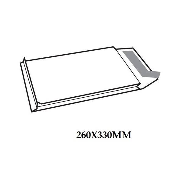 SOBRE BOLSA 3 FUELLES SAM KRAFT 120GR 260X330X30 CAJA 250 (SILICONA)