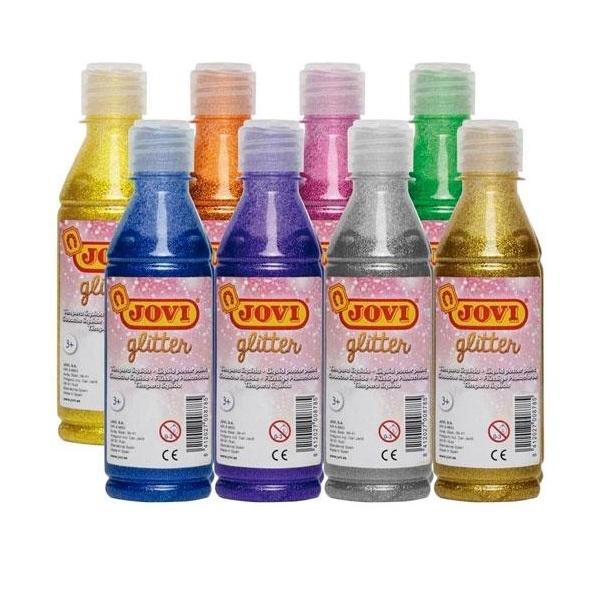 TEMPERA JOVI GLITTER 250ML AMARILLO PURPURINA