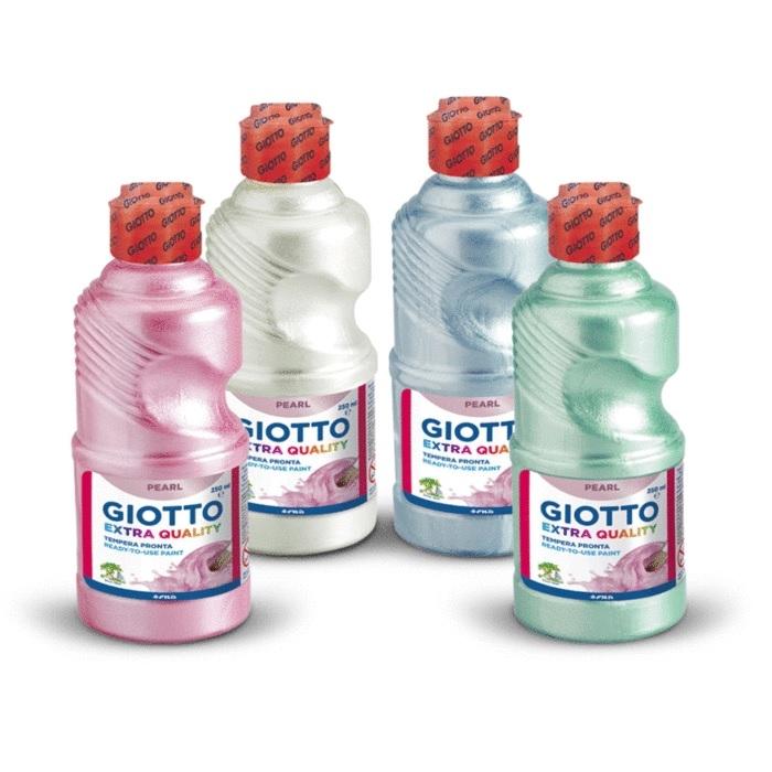 TEMPERA LIQUIDA GIOTTO PEARL 250ML (BOTELLA) BLANCO