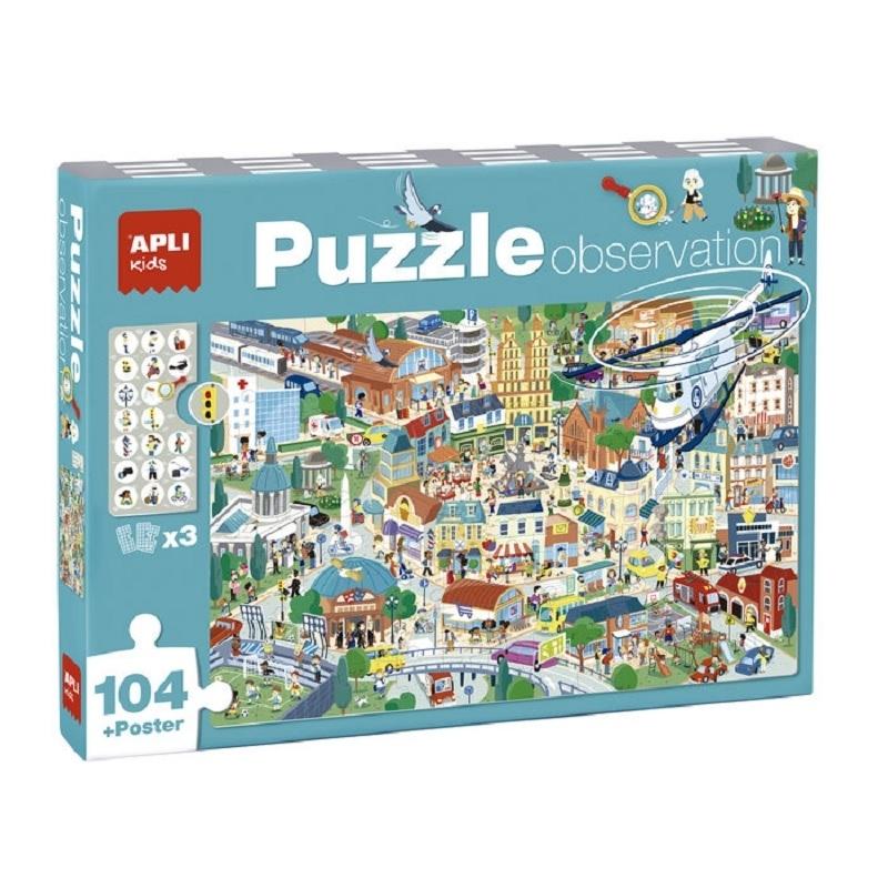JUEGO APLI PUZZLE OBSERVACION CIUDAD 104UDS (  18820  )