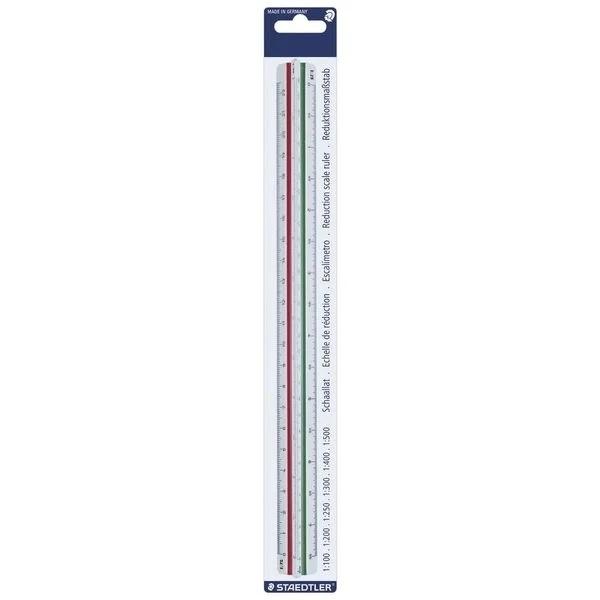 ESCALIMETRO STAEDTLER 30CM (ESCALAS  1:100, 1:200, 1:250, 1:500, 1:400