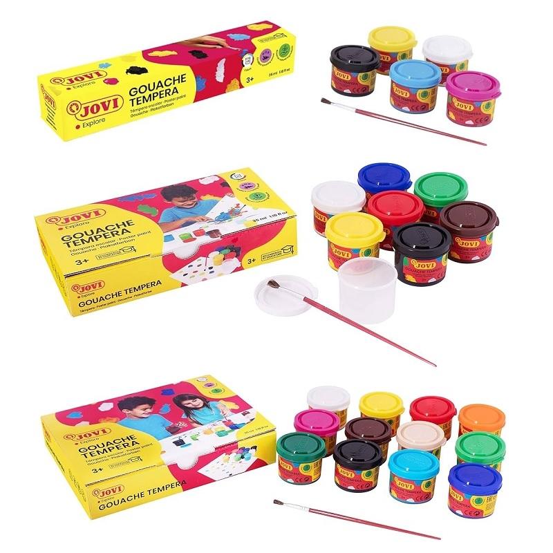 TEMPERA JOVI BOTE 35ML ESTUCHE COLORES SURTIDOS