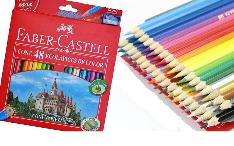 LAPICES ESTUCHE DE 12 ECOLAPICES DE COLOR FABER CASTELL