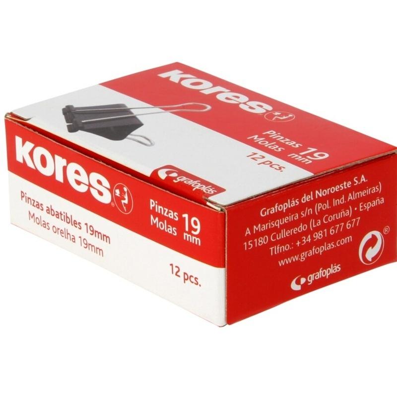 PINZA ABATIBLE 19MM CAJA 12 KORES REF.00026400
