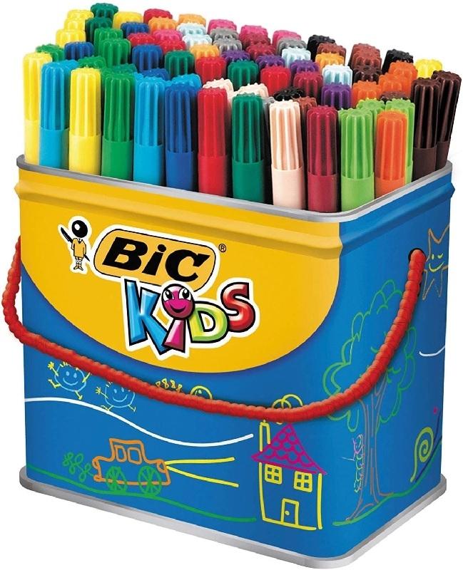 ROTULADORES ESTUCHE DE 12UDS BIC KIDS 10+2  ULTRA LAVABLE