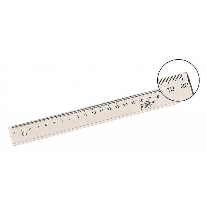 REGLA DE 20 CM  CON BOLSA FAIBO