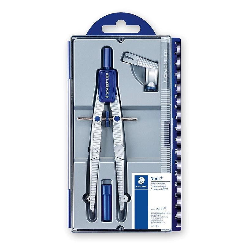 COMPAS STAEDTLER ESCOLAR NORIS CLUB AJUSTE RAPIDO 550 01