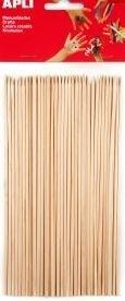 PINCHOS PALILLOS REDONDOS DE MADERA APLI PINCHO 200X3MM 50U  (  13483  )