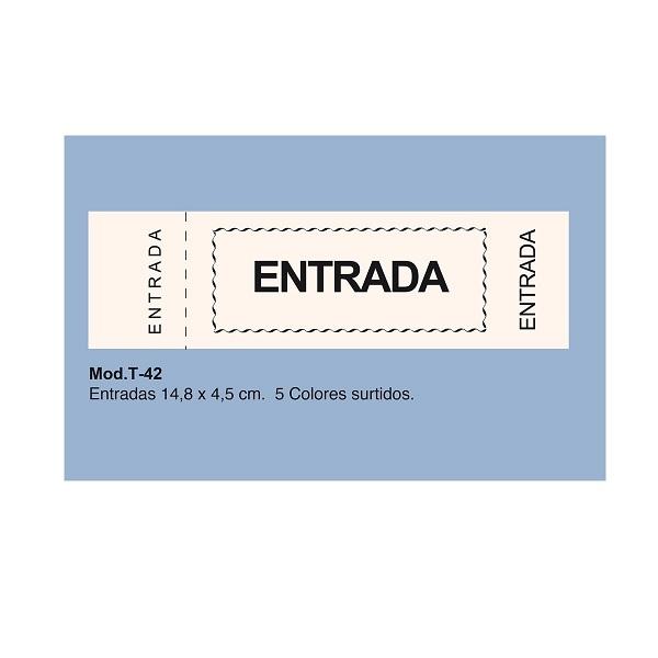 TALONARIO ENTRADA  T-42