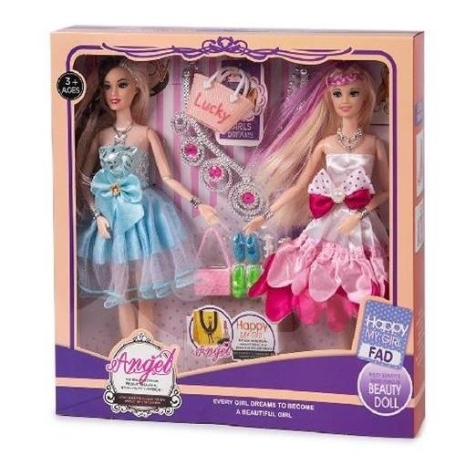 MUÑECAS CON ACCESORIOS CAJA 2 UNIDADES 39-01663