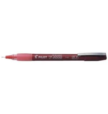 BOLIGRAFO PILOT V2000 ROJO