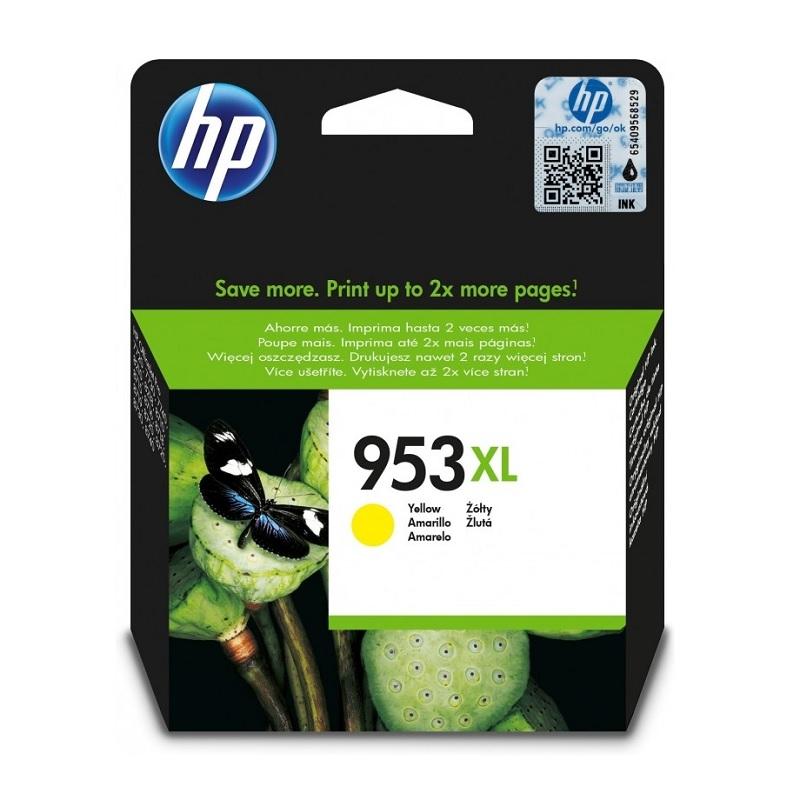 CARTUCHO ORIGINAL HP953XL AMARILLO OFICEJET PRO 8710/8720/8730/8740 - F6U18AE