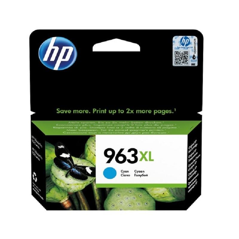 CARTUCHO ORIGINAL HP963XL CIAN OFFICEJET PRO ALL-IN-ONE 9010,9012,9014,9015,9016,9019,9020,9022,9025 - 3JA27AE