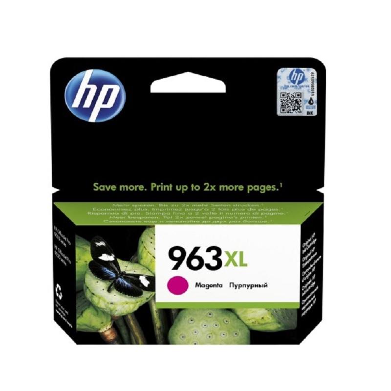 CARTUCHO ORIGINAL HP963XL MAGENTA OFFICEJET PRO ALL-IN-ONE 9010,9012,9014,9015,9016,9019,9020,9022,9025 - 3JA28AE