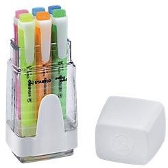 MARCADOR FLUORESCENTE STABILO SWING COOL 6 COLORES BOX