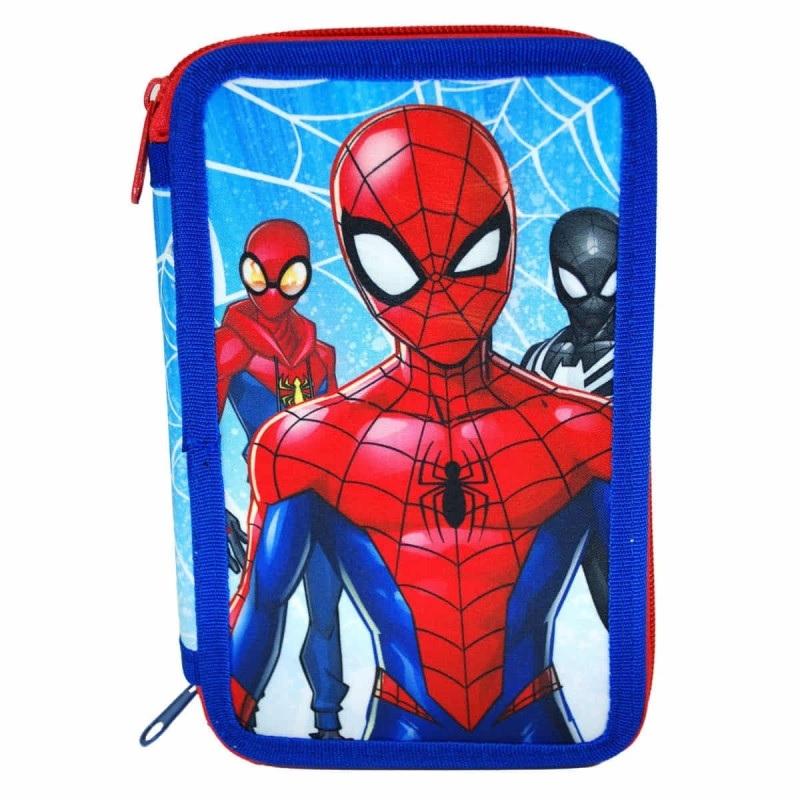 PLUMIER ESTUCHE PINTURAS 32pzas.SPIDERMAN RF.317475