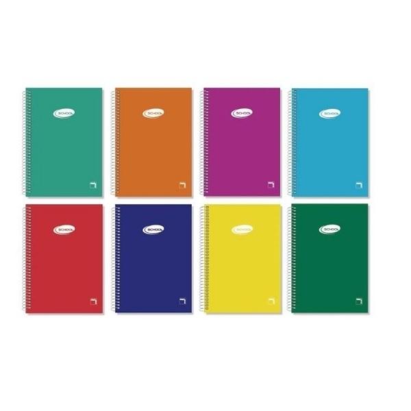 CUADERNO DE NOTAS ESPIRAL 12º 4X4 TBB 80H 60GR PACSA