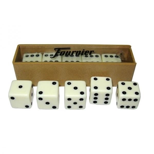 DADOS DE PUNTOS JUEGO DE 5 DADOS PUNTOS EN CAJA