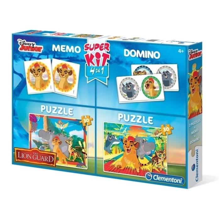 JUEGO SUPER KIT 4 EN 1 MEMO DOMINO CLEMENTONI 08212