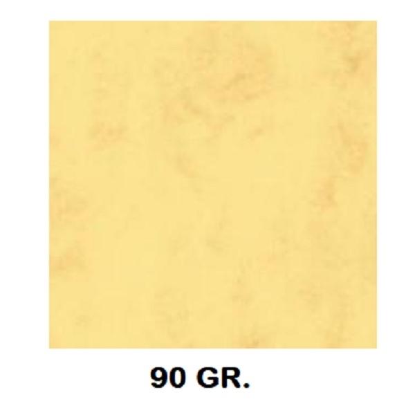 PAPEL DINA4 90GR 100HOJAS COLOR MARMOLEADO AMARILLO 4693229